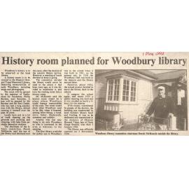 History room planned for Woodbury library