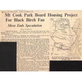 Mt Cook Park Board Housing Project for Black Birch Fan