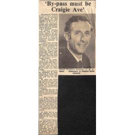  'By-pass must be Craigie Ave'