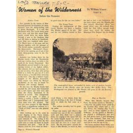 Women of the Wilderness: Before the Pioneers, Part II