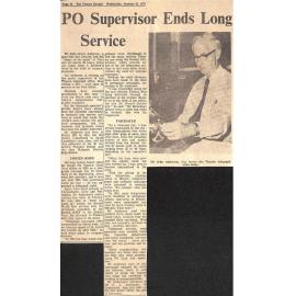 PO Supervisor Ends Long Service