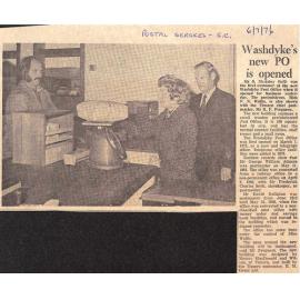 Washdyke's new PO is opened