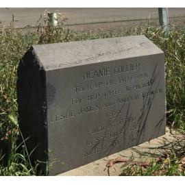 Monument to Jeanie Collier