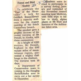 Forest and Bird Society