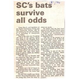 SC's bats survive all odds