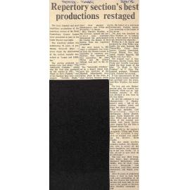 Repertory section's best productions restaged