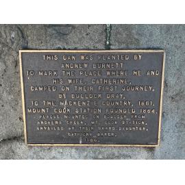 Burnett plaque 