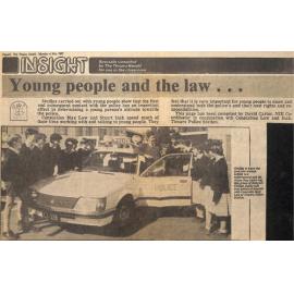 Young people and the law…