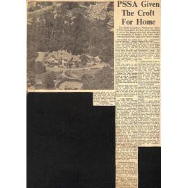 PSSA Given The Croft For Home