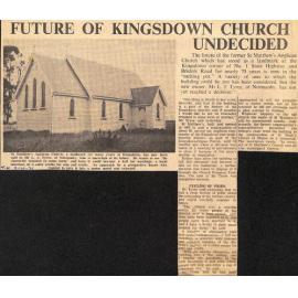 Future of Kingsdown Church Undecided