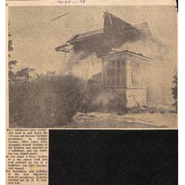 Roman Catholic presbytery in Craigie Ave demolished