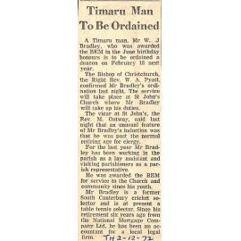 Timaru Man To Be Ordained