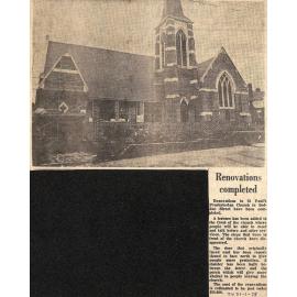 Renovations completed