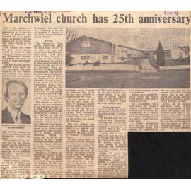 Marchwiel church has 25th anniversary