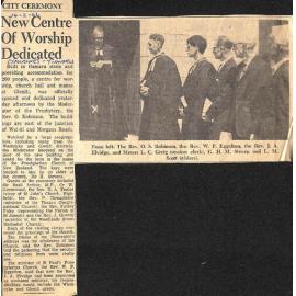 New Centre of Worship Dedicated