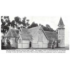 The first Catholic Church in Timaru