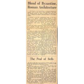 Blend of Byzantine, Roman Architecture / The Peal of Bells