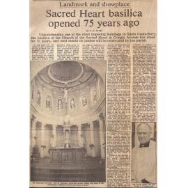 Landmark and showplace: Sacred Heart basilica opened 75 years ago