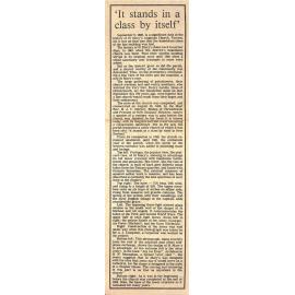 St Mary's Church built 100 years ago / 'It stands in a class by itself'