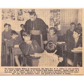 Bishop Ashby visits school