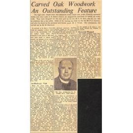 Carved Oak Woodwork An Outstanding Feature