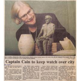 Captain Cain to keep watch over city