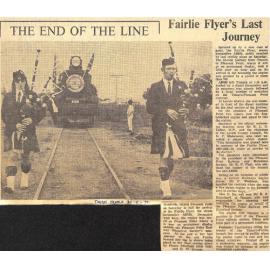 The End of the Line: Fairlie Flyer's Last Journey