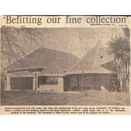  'Befitting our fine collection'