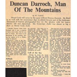 Dan Darroch, Man Of The Mountains
