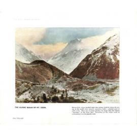 The alpine realm of Mt Cook