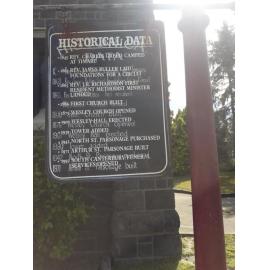 Bank Street Methodist Church sign