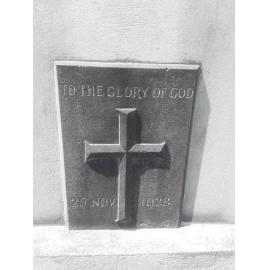 St Mary's Church Hall foundation stone 