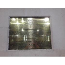 St Mary's Church foundation stone