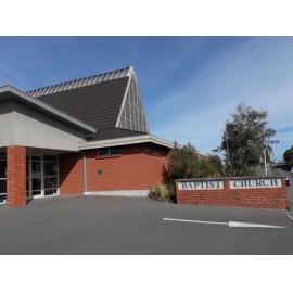 Wilson Street Baptist Church and plaque