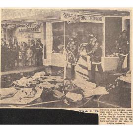 Fire at Hi-style Interior Decorating shop