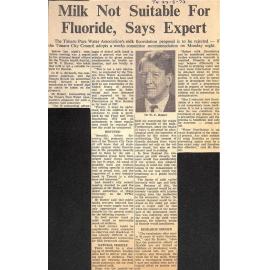 Milk Not Suitable For Fluoride, Says Expert