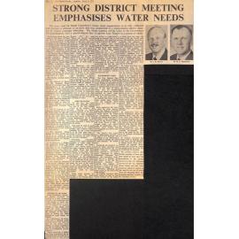Strong District Meeting Emphasises Water Needs