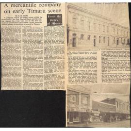 A merchantile company on early Timaru scene