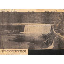 Timaru's present water supply