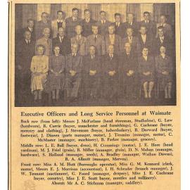 Executive Officers and Long Service Personnel at Waimate / Move into Waimate Made 53 Years Ago