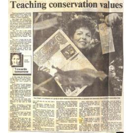 Teaching conservation values