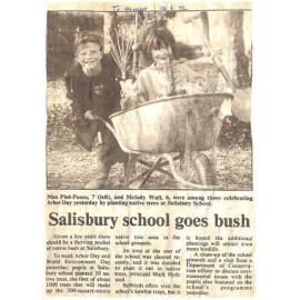Salisbury School goes bush