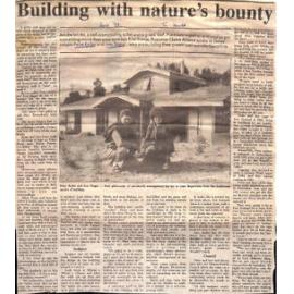 Buildings with nature's bounty