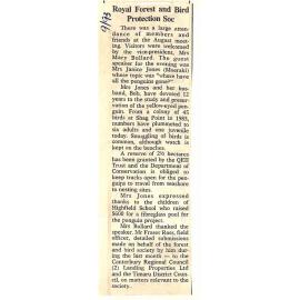 Royal Forest and Bird Protection Soc