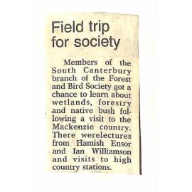 Field trip for society