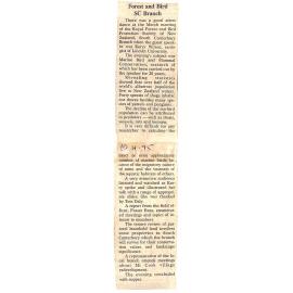 Forest and Bird SC Branch