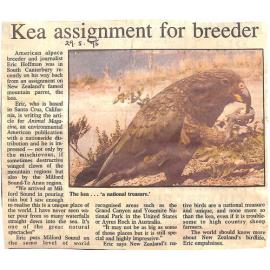 Kea assignment for breeder