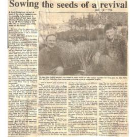 Sowing the seeds of a revival