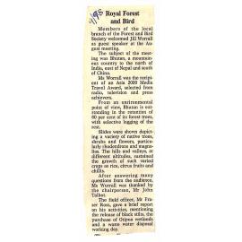 Royal Forest and Bird