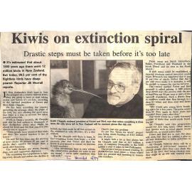 Kiwis on extinction spiral: Drastic steps must be taken before it's too late